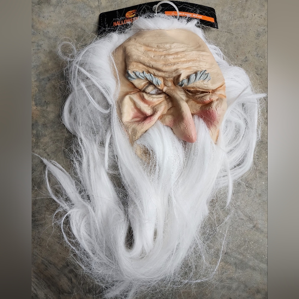 Happy Halloween Wizard Mask